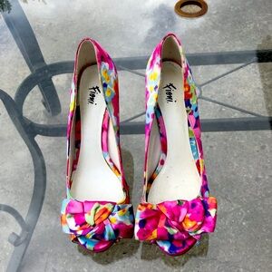 Fioni Floral Heels Very pretty
